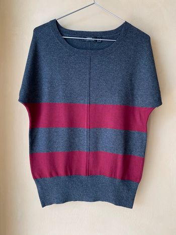 Top manches courtes en maille rayé Mexx S