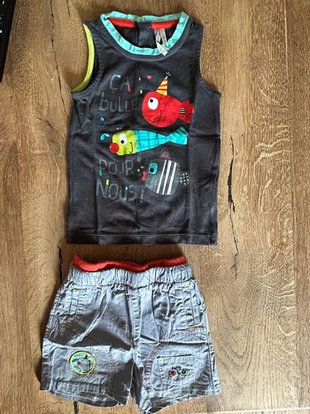 Ensemble estival garçon 9 mois