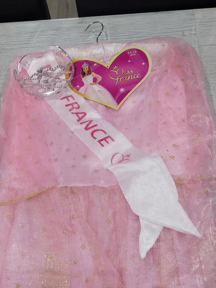 Déguisement Miss France deluxe T.11-12 ans - photo numéro 2
