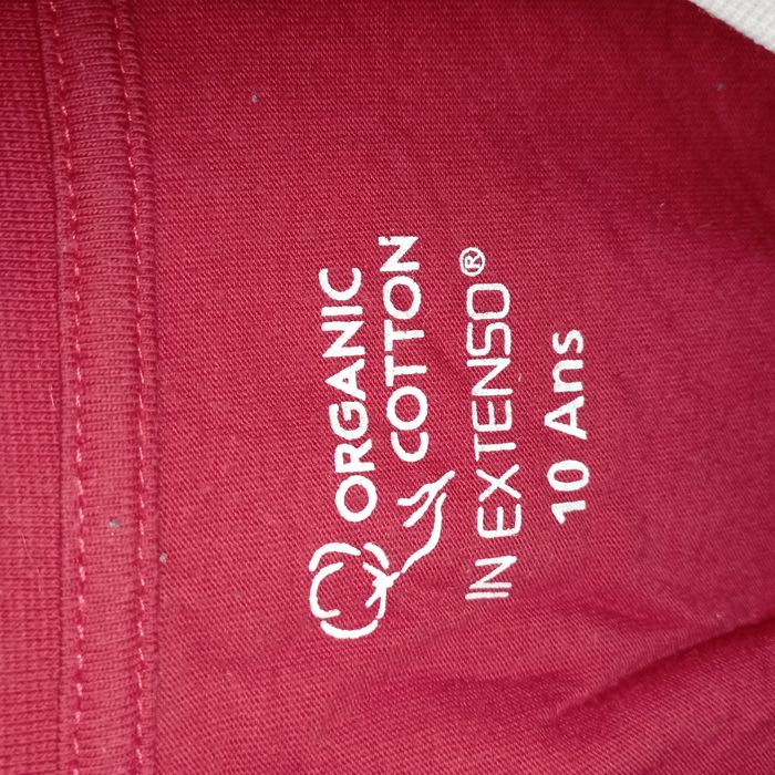 tee-shirt rouge 10 ans - photo numéro 2