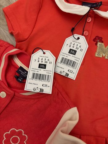 Ensemble, Teddy et robe neuf avec étiquette, sergent Major trois ans