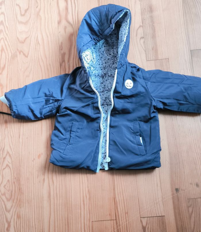 Manteau hiver bébé réversible - photo numéro 2