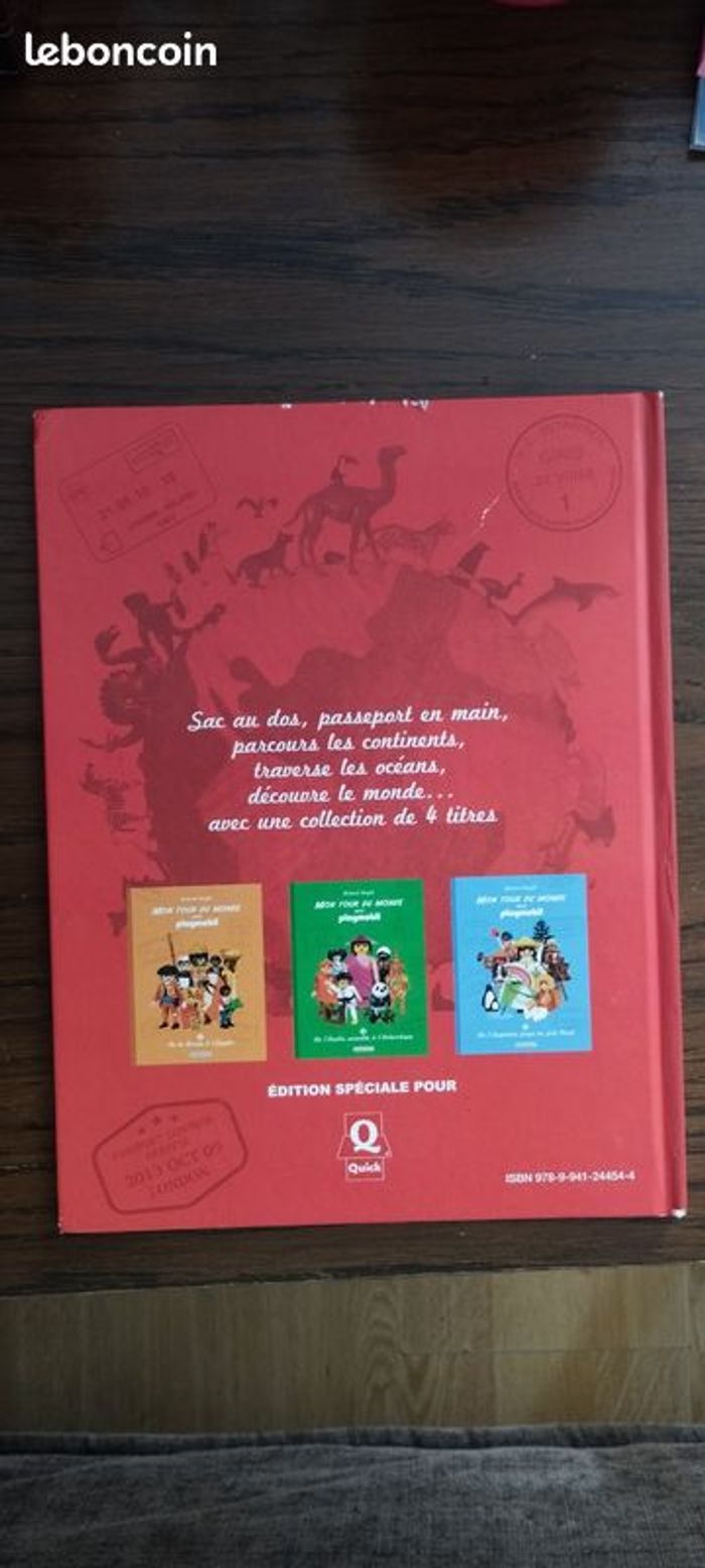 Livre Mon tour du monde avec Playmobil n°1 - photo numéro 2