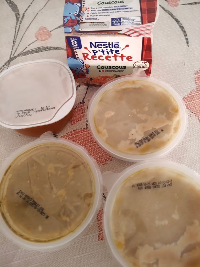 6 pots bébé