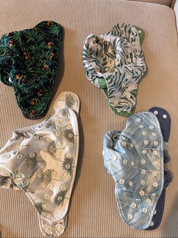 Lot de 4 couches lavables bare and boho TE2