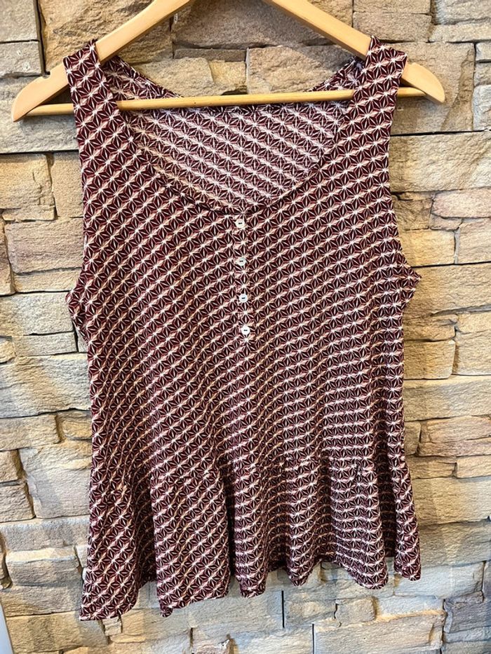 Blouse ample péplum