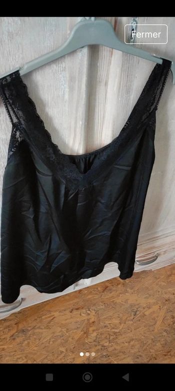 Débardeur noir grande taille