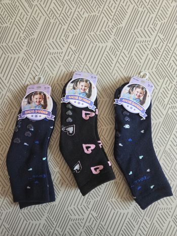 Lot 3 paires de chaussettes neuves antidérapante 31/35
