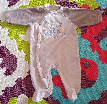 Pyjama velours 3 mois