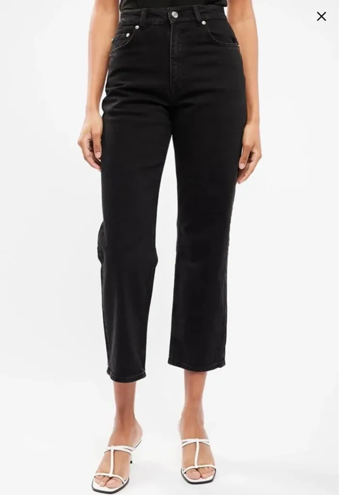 Jean droit slim noir – taille haute – ASOS – Neuf avec étiquette - photo numéro 2