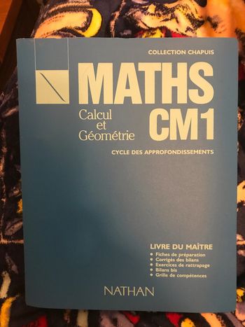 Calcul et géométrie CM1 - Fichier du maître