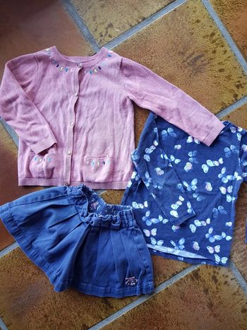 Ensemble 3 pièces hiver fille 3ans