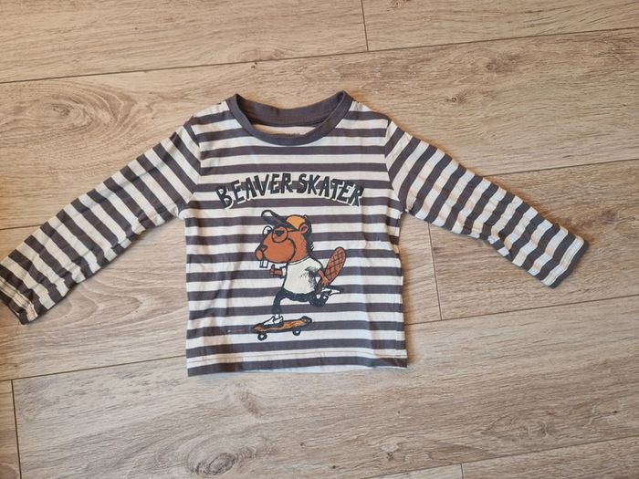 T-shirt manches longues, Vertbaudet, 2 ans, neuf
