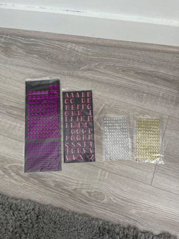 lot d’autocollants strass
