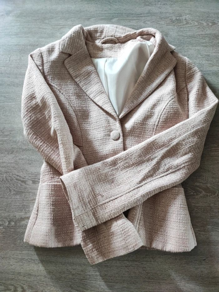 Blazer H&M rose taille S - photo numéro 2