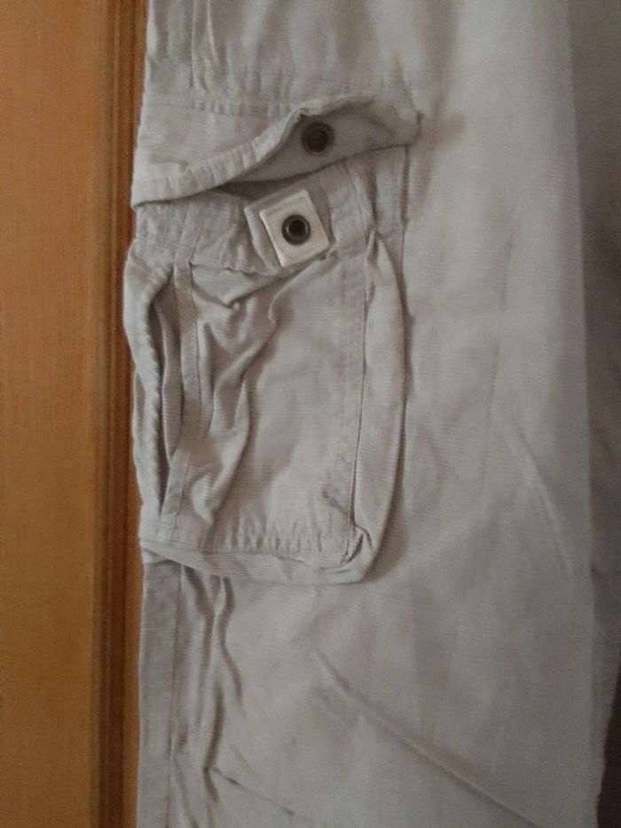Pantalon large gris à carreaux Scotch Vintage taille 44 - photo numéro 3