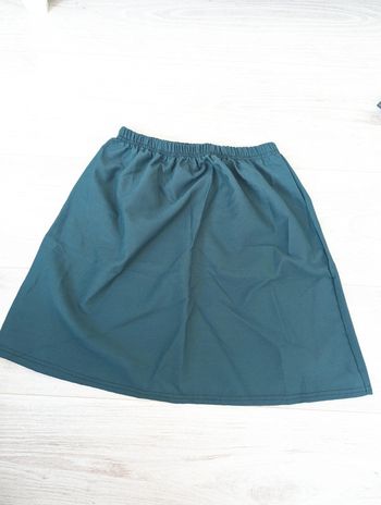 Minijupe taille S 36 vert foncé taille élastique