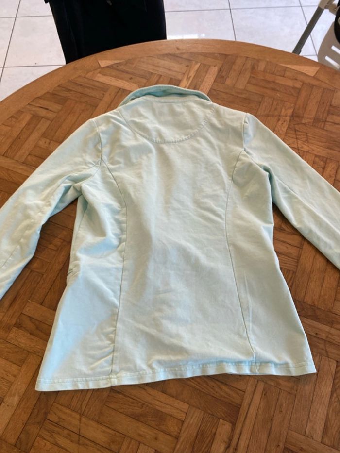 Très beau blazer couleur turquoise - photo numéro 8