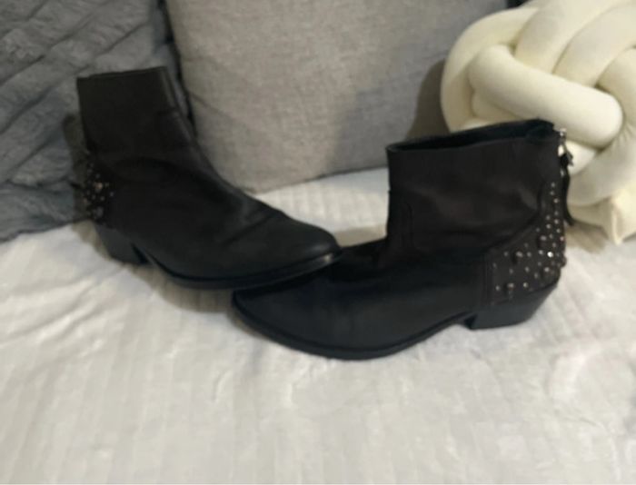 Boots zadig & voltaire ( cuir ) - photo numéro 2