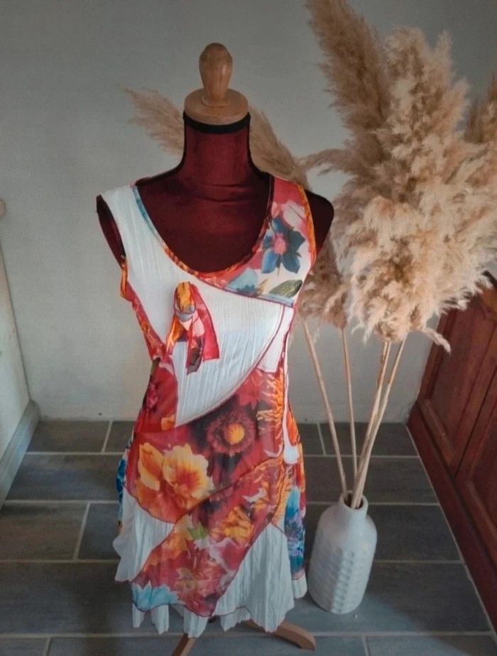 Sublime robe femme avec sa veste en lin 🎀 38 - photo numéro 12