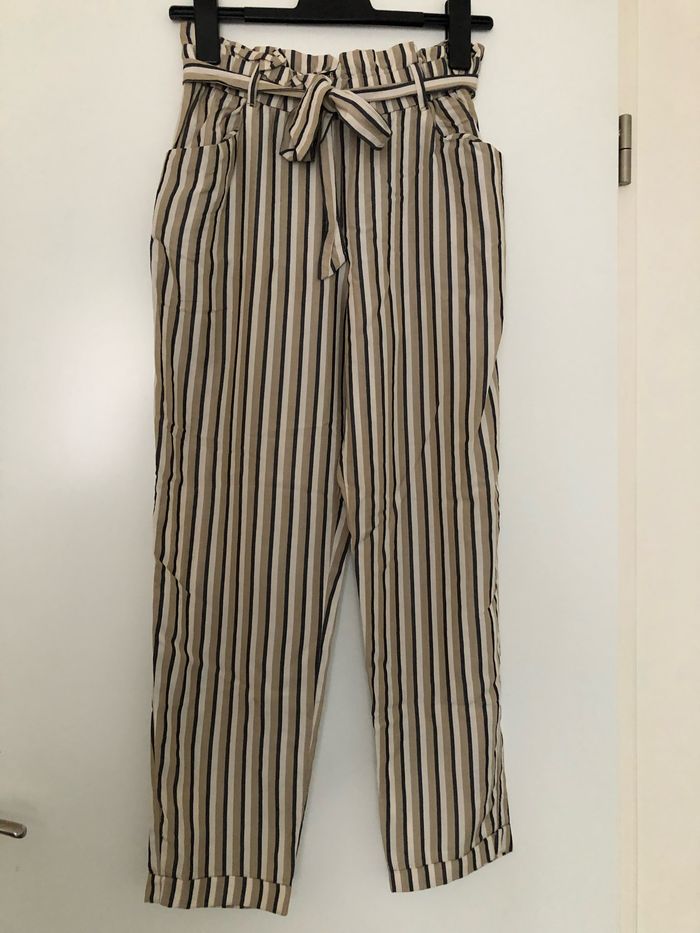 Pantalon à rayures Zara - photo numéro 3