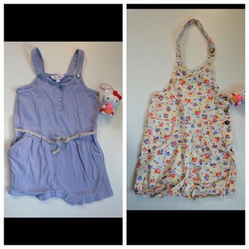 Lot 2 salopettes 💜 coloré