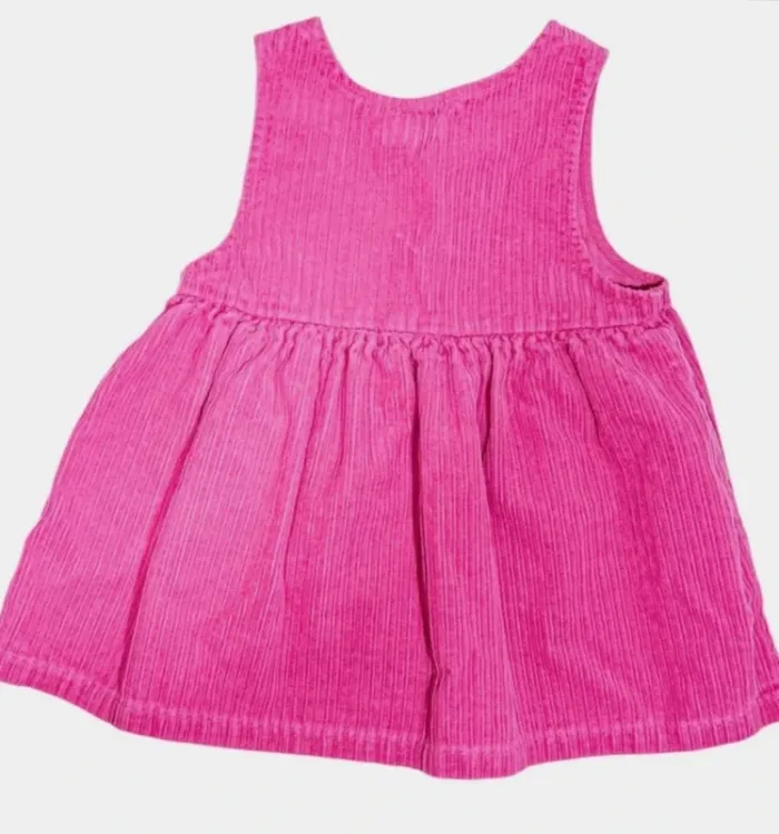 Catimini Robe sans manche 12 mois en velours NEUVE - photo numéro 2