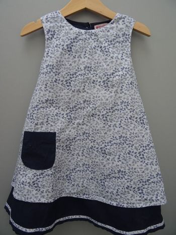 robe chasuble bleue
