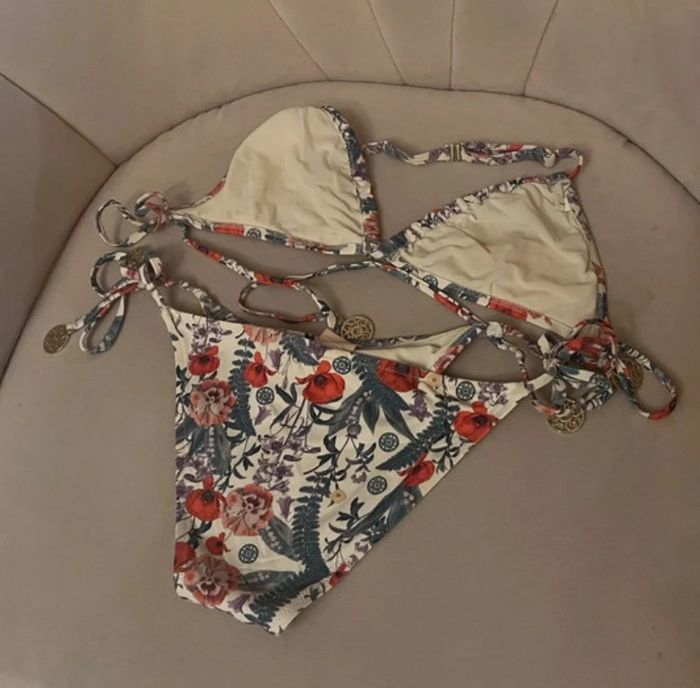 Maillot de bain fleuri jungle 2 pièces taille 36 - MyJemma - photo numéro 5