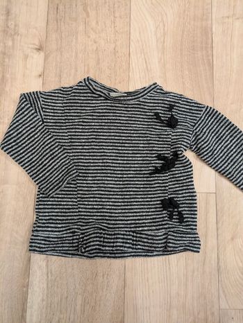 Pull rayé Zara 18Mois+
