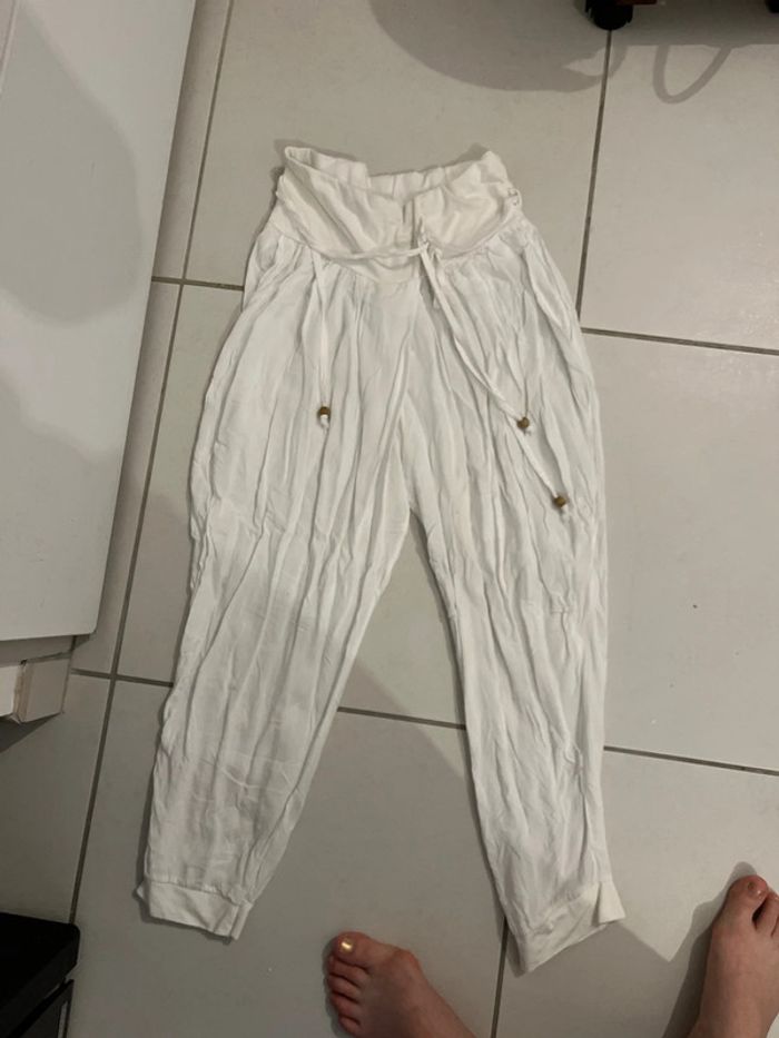 Pantalon blanc été