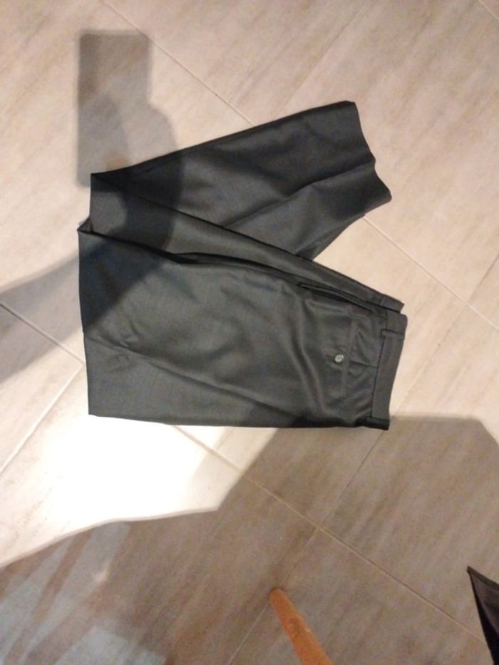 Costume noir devred col Mao - photo numéro 10