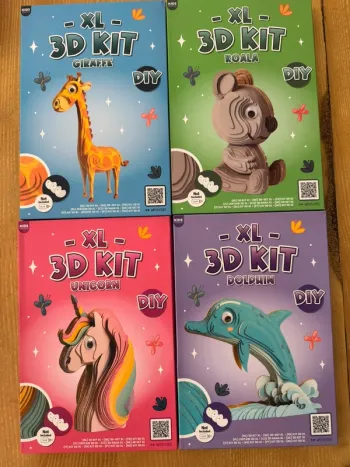 Lot 4 puzzles 3D
