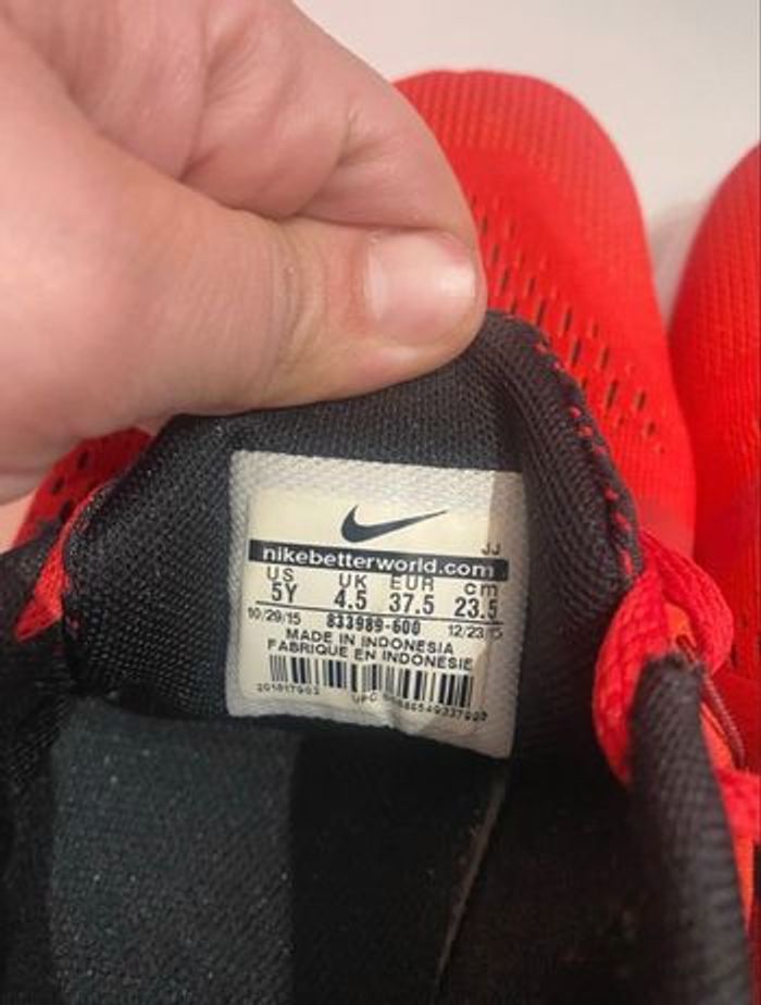 Basket Nike free fun rouge et noir - photo numéro 7