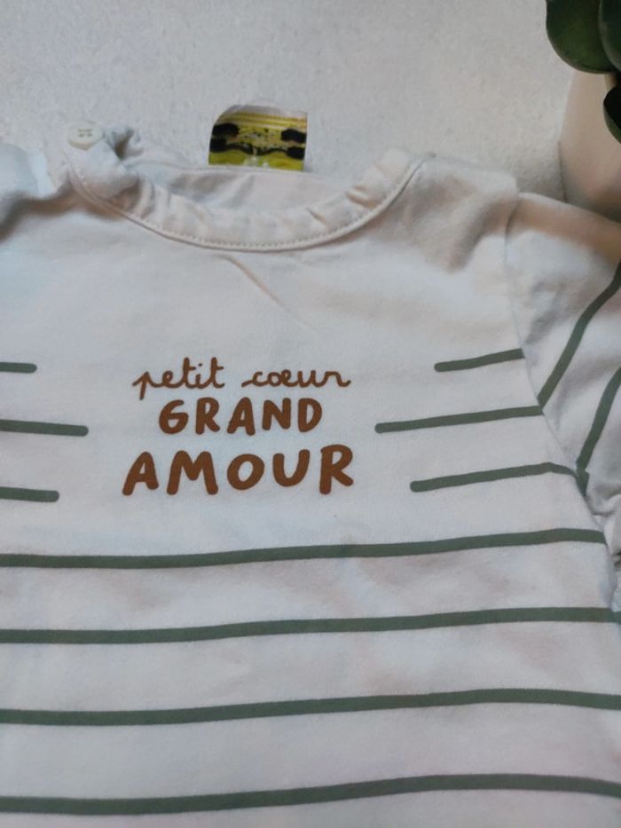 T-shirt longues manches garçon - Taille 3 mois - Tape à l'oeil - photo numéro 3