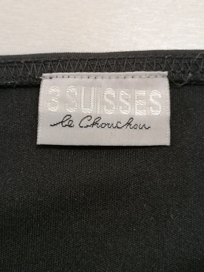 Top bustier noir argenté 40 - photo numéro 5