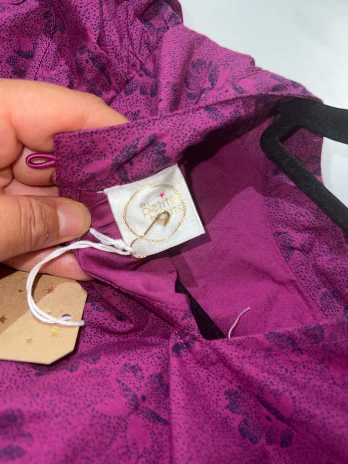 Blouse à fleurs Des Petits Hauts Avec Volants Taille 42 - photo numéro 7