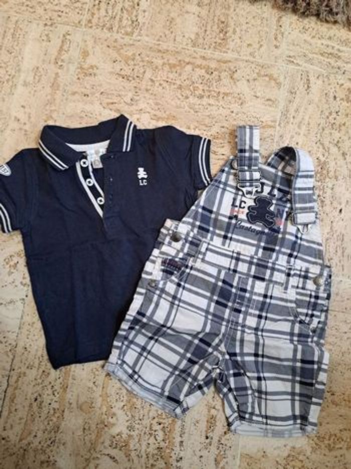 Lot de 4 ensemble été bébé garçon 6 mois - photo numéro 2