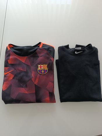Haut Nike garçon FC Barcelone et sous pull