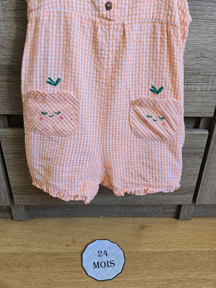 Vêtement Bébé Fille - Salopette courtes - Sergent Major - 24 mois 86 cm - photo numéro 3