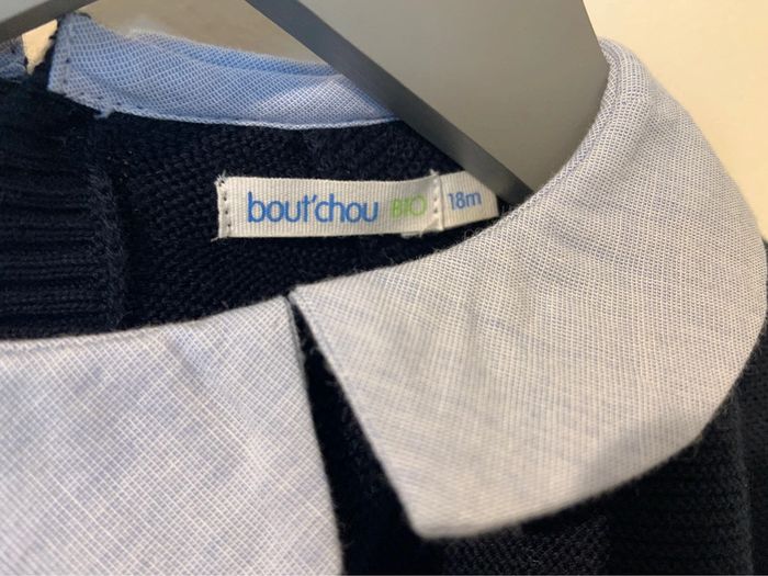 Pull coton col Claudine Bout’chou 18M - photo numéro 3