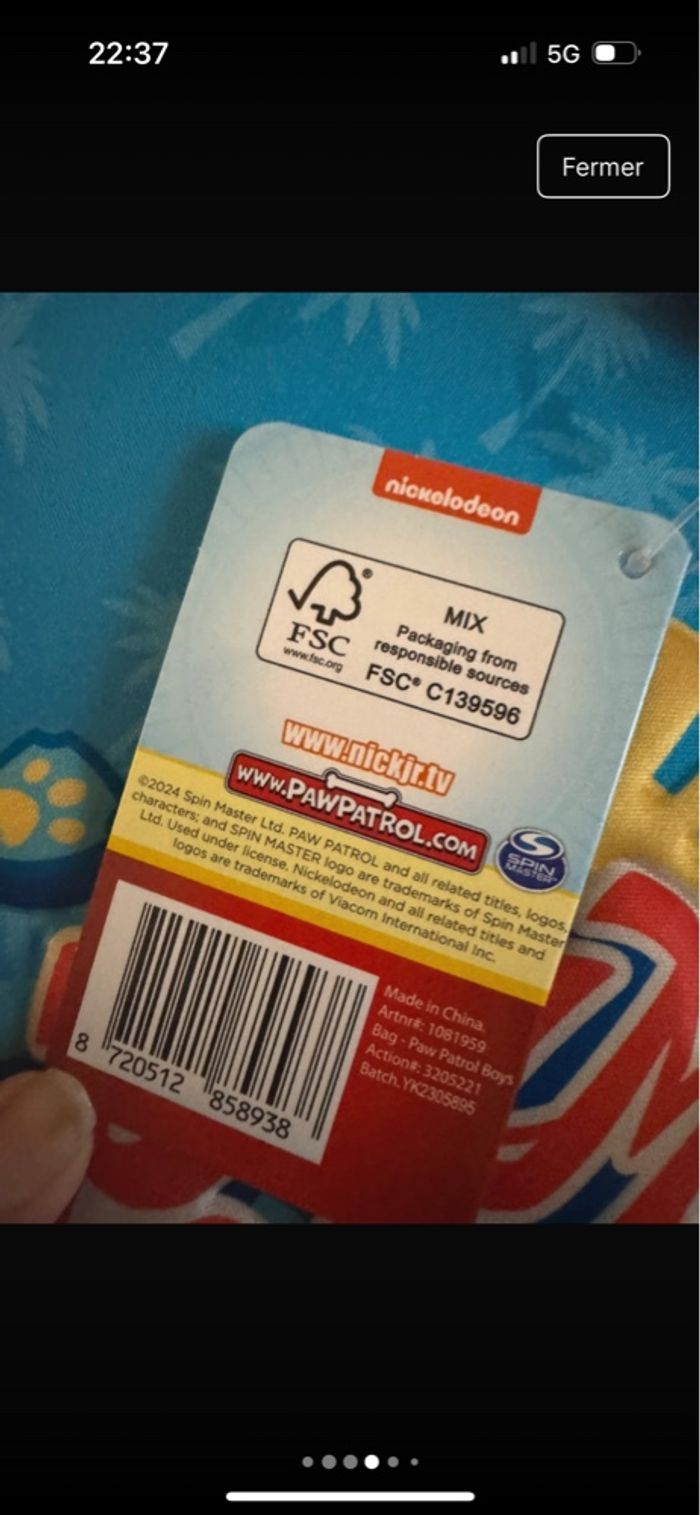 Sac à dos Paw Patrol - photo numéro 6