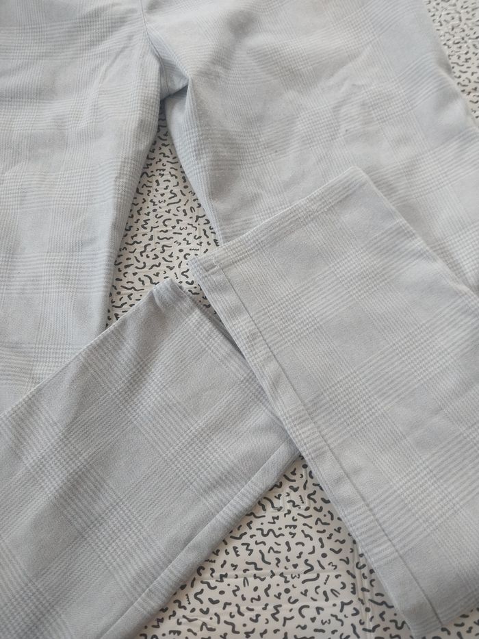 pantalon jules homme slim gris clair carreaux chic taille m - photo numéro 4