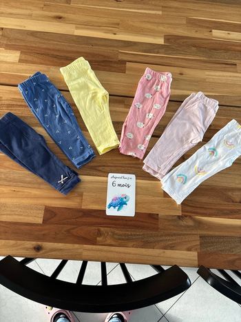 Lot de 6 leggings