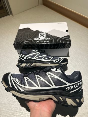 Basket Salomon XT-6 grise blanche 42