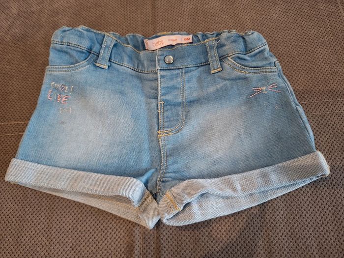 Short en jeans