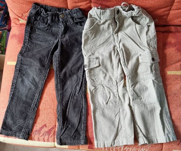 Pantalons velours 4 ans