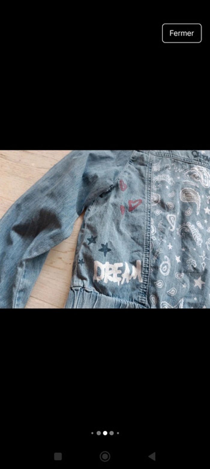 Veste zippée en jean - photo numéro 11