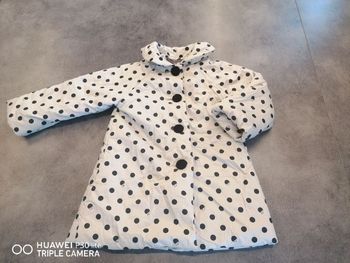Manteau à pois