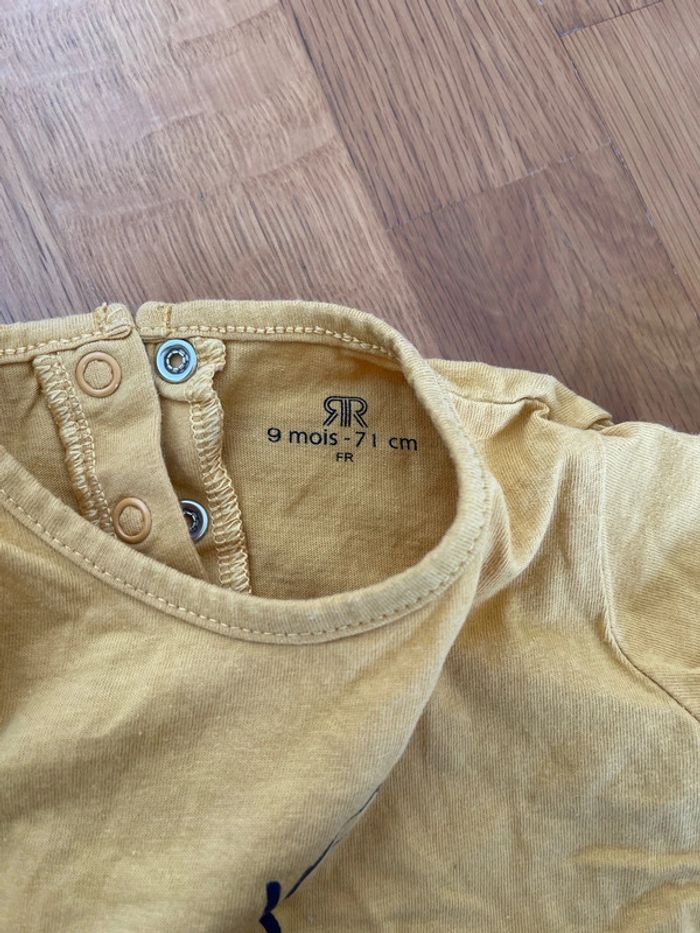 T-shirt fille La Redoute taille 9 mois - photo numéro 3